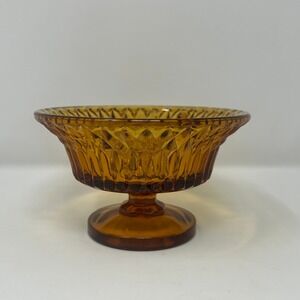 Vintage Indiana Glass Fairy Lamp Pedestal Diamond Point Replacement Base Only